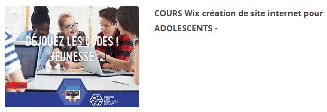 Wix Website Creation Course for Teens