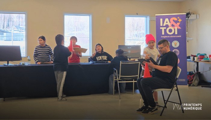 IA & Toi and Mamo/Mamu: Workshops Introducing Atikamekw Youth to Digital Technologies