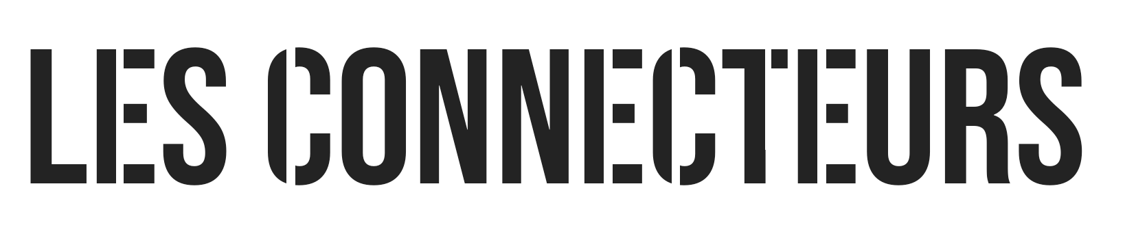Les connecteurs