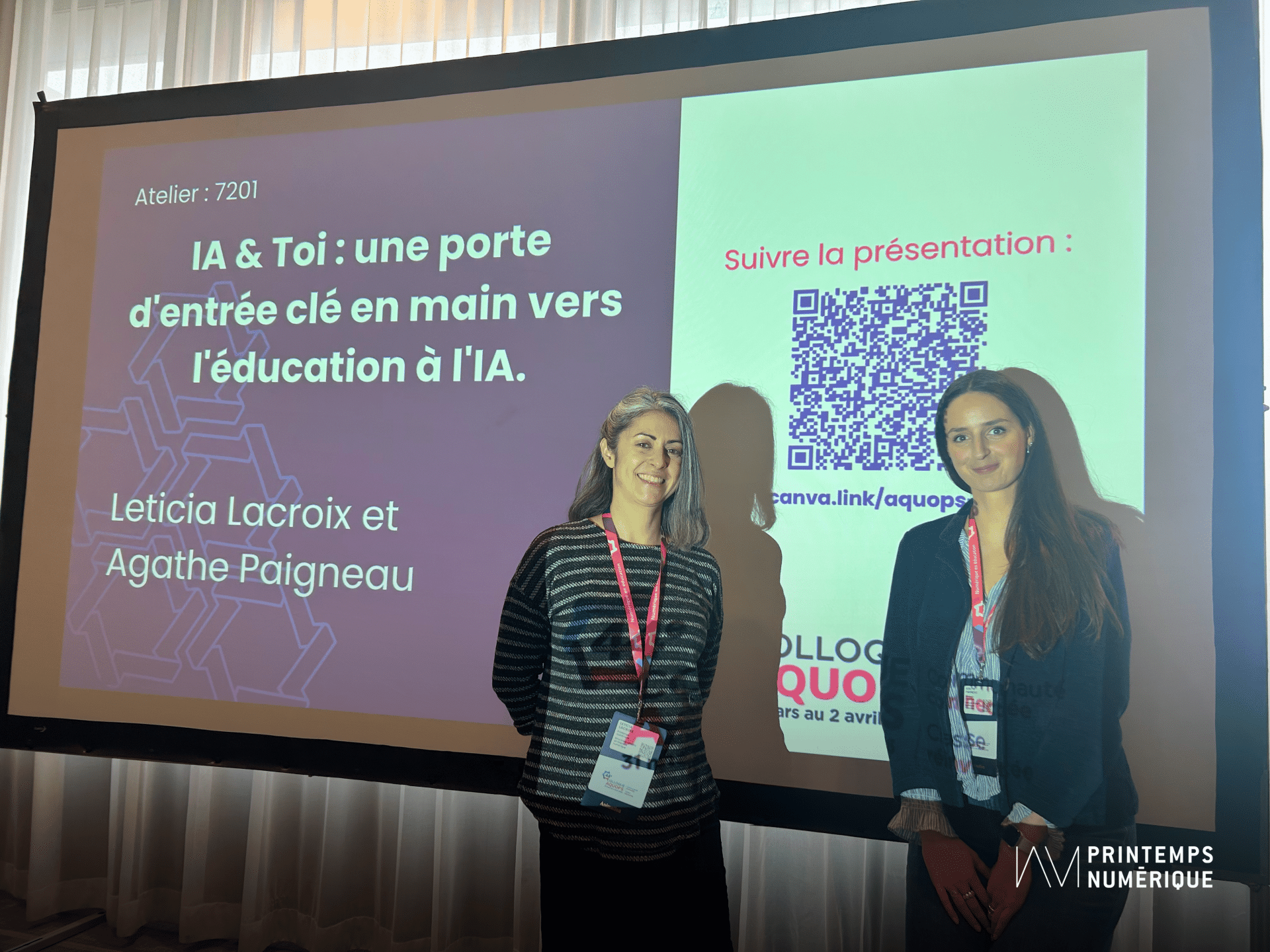 Equipping Teachers for AI: Looking Back at Printemps numérique’s Participation in AQUOPS 2026